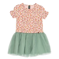 Ladybug Flower Dress 2-12y