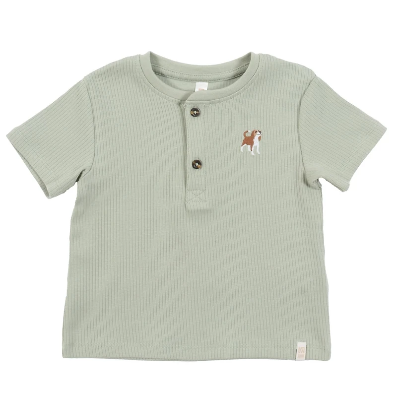 T-Shirt Henley Souris 6-24mois
