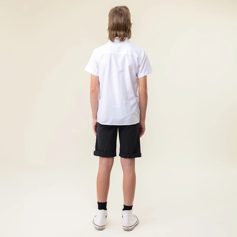 Bowtie White Shirt 2-12y