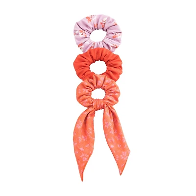 Flowers 3pk Scrunchies