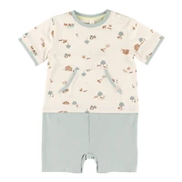 Barboteuse Imprimée Ferme 6-24mois