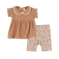 Ensemble T-shirt Fraises 6-24mois