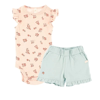 Ensemble Short Fraises 6-24mois