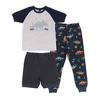 Pyjama Trois Pièces Dinos 12-18mois