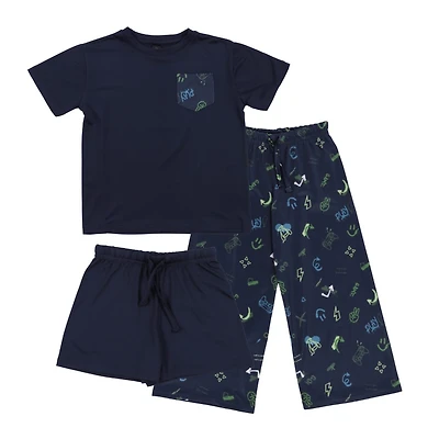 Gaming 3pc Pajamas 2-12