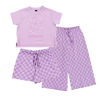 Pyjama Trois Pièces Beigne 2-12ans