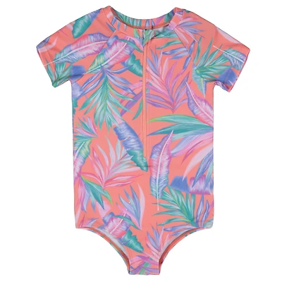 Maillot UV Manches Courtes Palmiers 2-14ans