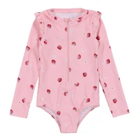 Maillot UV Manches Longues  Fraises 2-10ans