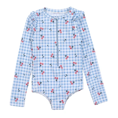 Cherries Ls Uv Swimsuit 2-10