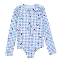 Cherries Ls Uv Swimsuit 2-10