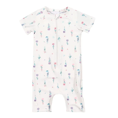 Flowers Uv Swimsuit 2-4