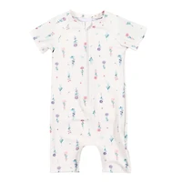 Flowers Uv Swimsuit 2-4