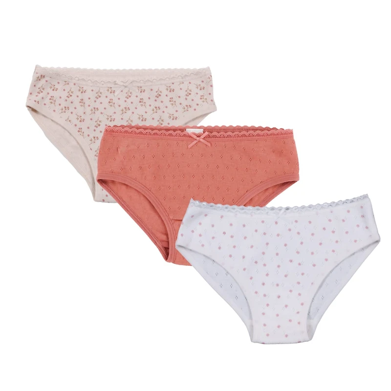 Pointelle 3pk Undies 2-12