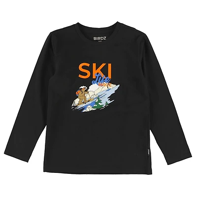 Ski Life Long Sleeve T-shirt 2-10 y