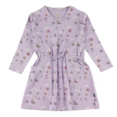 Winter Printed Dress 2-10 y