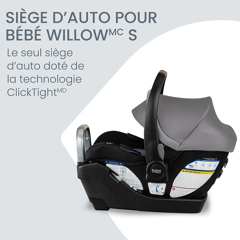 Siège d'Auto Willow™ S - Graphite Onyx