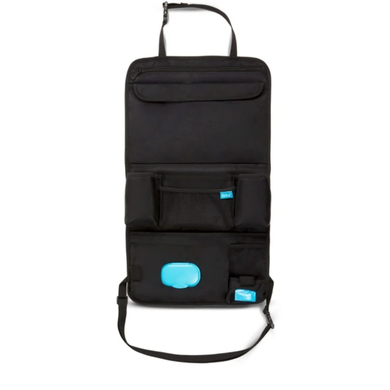 Backseat Organizer with Wipes Case