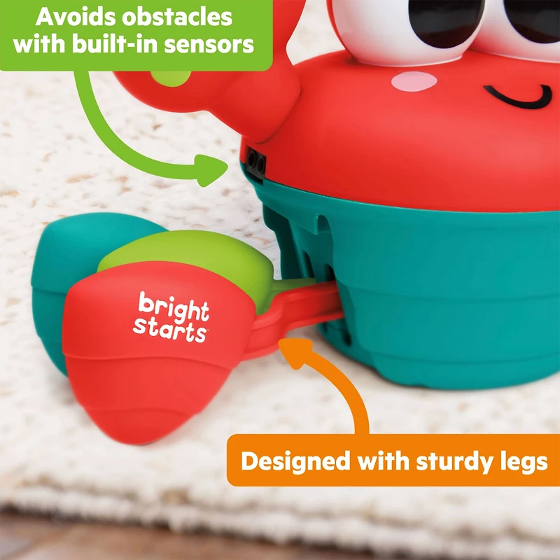 Rockin’ Crawling Crab activity toy