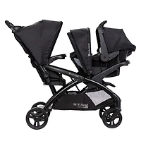 Sit N' Stand® Double 2.0 Stroller - Dash Black