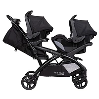 Sit N' Stand® Double 2.0 Stroller - Dash Black
