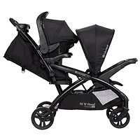 Sit N' Stand® Double 2.0 Stroller - Dash Black