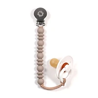 Pacifier Clip - Inox Taupe