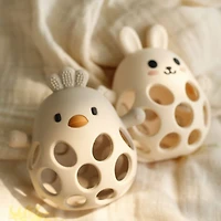 Bouliboule Teething Toy - Beige Chick