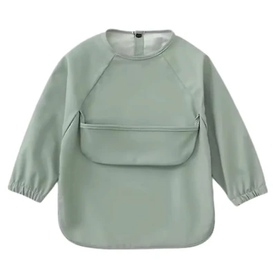Long-Sleeved Bib - Eucalyptus