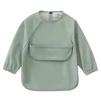 Long-Sleeved Bib - Eucalyptus