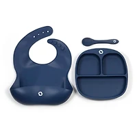 Dishes 3 Pieces Set -  Blueberry