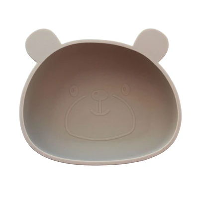Taupe Bear Bowl