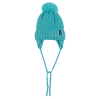Turquoise Knit Beanie 2-6