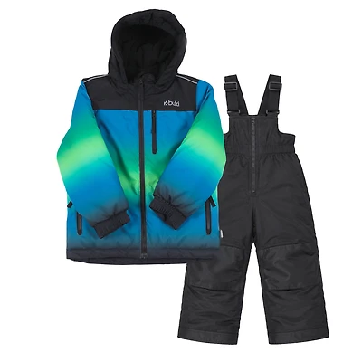 Blue Multi Snowsuit 2-8y