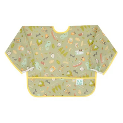 Sleeved Bib 6-24m - Happy Camper