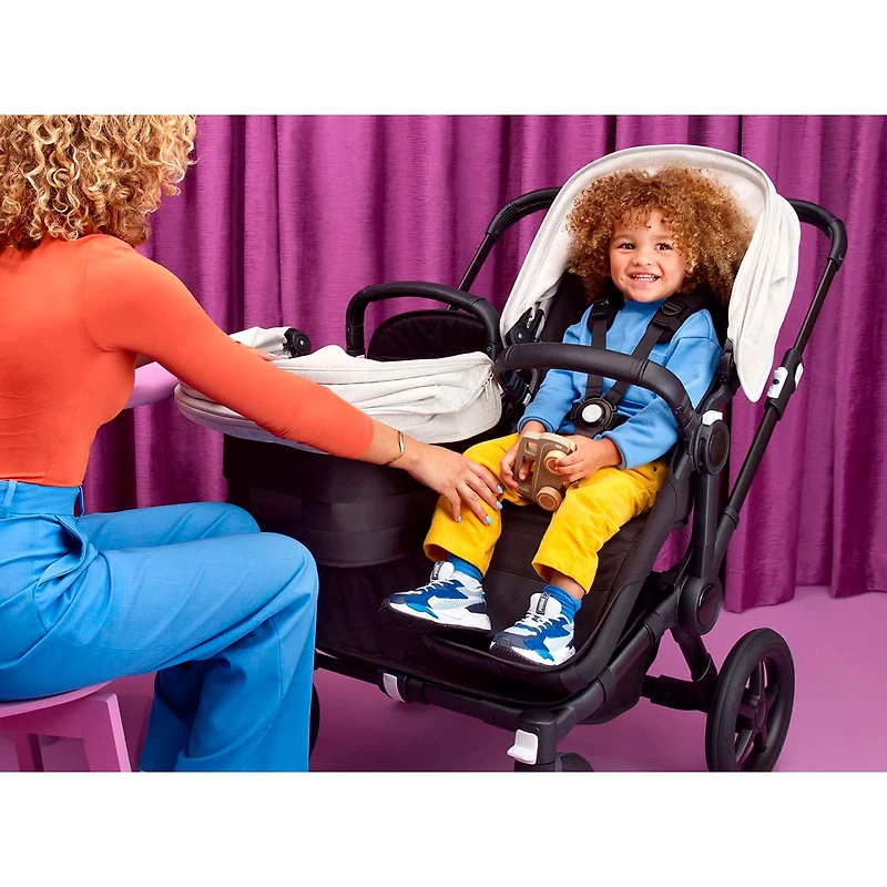 Donkey5 Mono Stroller - Black / Misty White