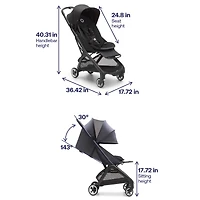 Butterfly Stroller - Midnight Black 