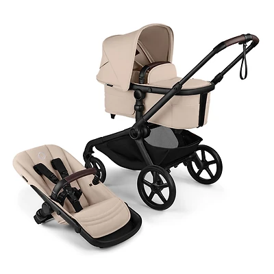 Poussette Complète Kangaroo - Noir / Taupe