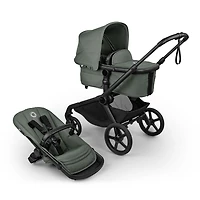 Kangaroo Stroller - Black/ Forest green