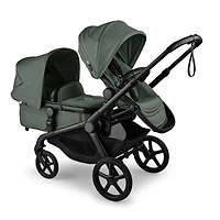 Kangaroo Stroller - Black/ Forest green