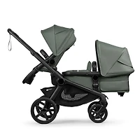 Kangaroo Stroller - Black/ Forest green