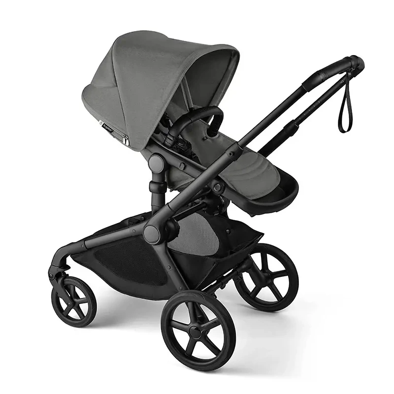 Kangaroo Stroller - Black/ Moon Grey