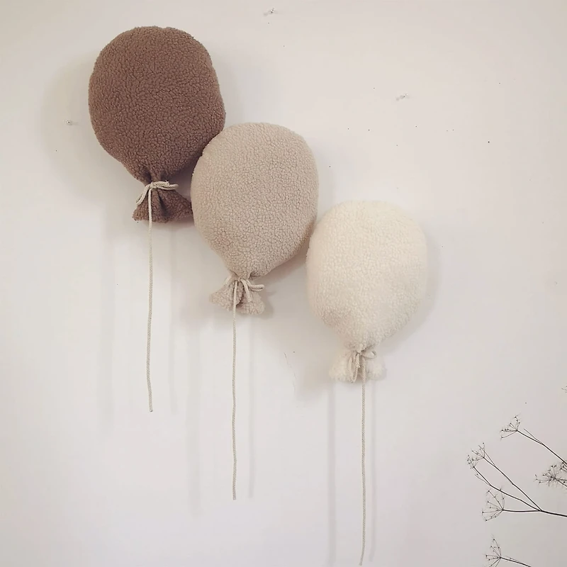 Ballon Mural Sherpa - Brun Camel