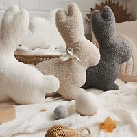 Coussin Lapin - Gris