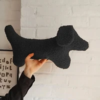 Peluche Chien Teckel  - Noir