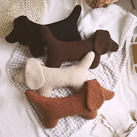 Dachshund Dog Pillow - Brown