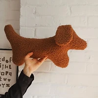 Peluche Chien Teckel - Rouille