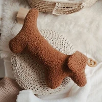 Dachshund Dog Pillow - Rust