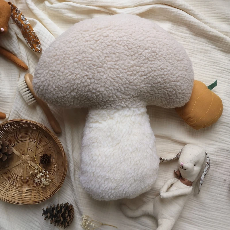 Mushroom Cushion -  Beige