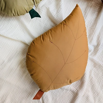 Cushion Ash Leaf - Ochre