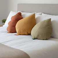 Cushion Ash Leaf - Ochre
